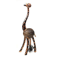 Lamp-coconut shell Giraffe, med.