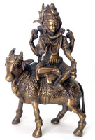 Shiva riding Nandi