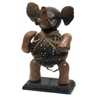 Lamp-coconut shell elephant standing