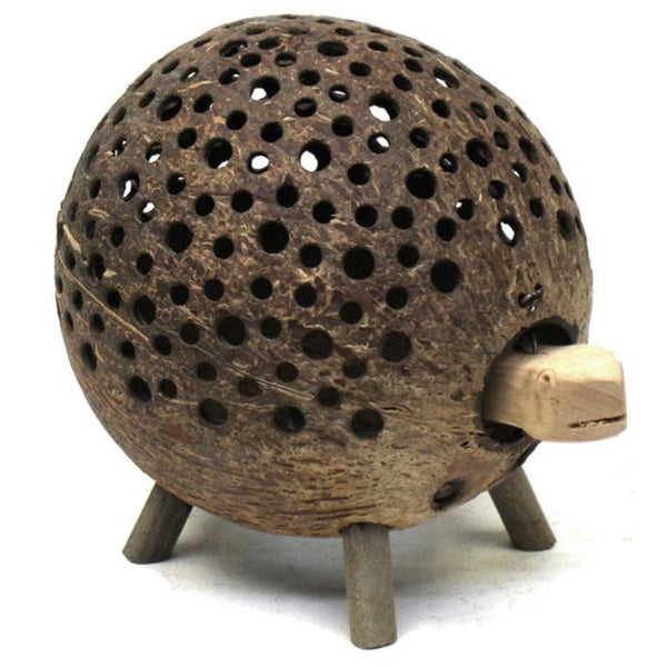Carving-Coconut shell turtle-bob head